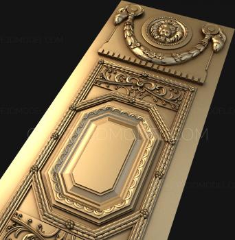 نموذج ثلاثي الأبعاد لآلة CNC أبواب منحوتة 